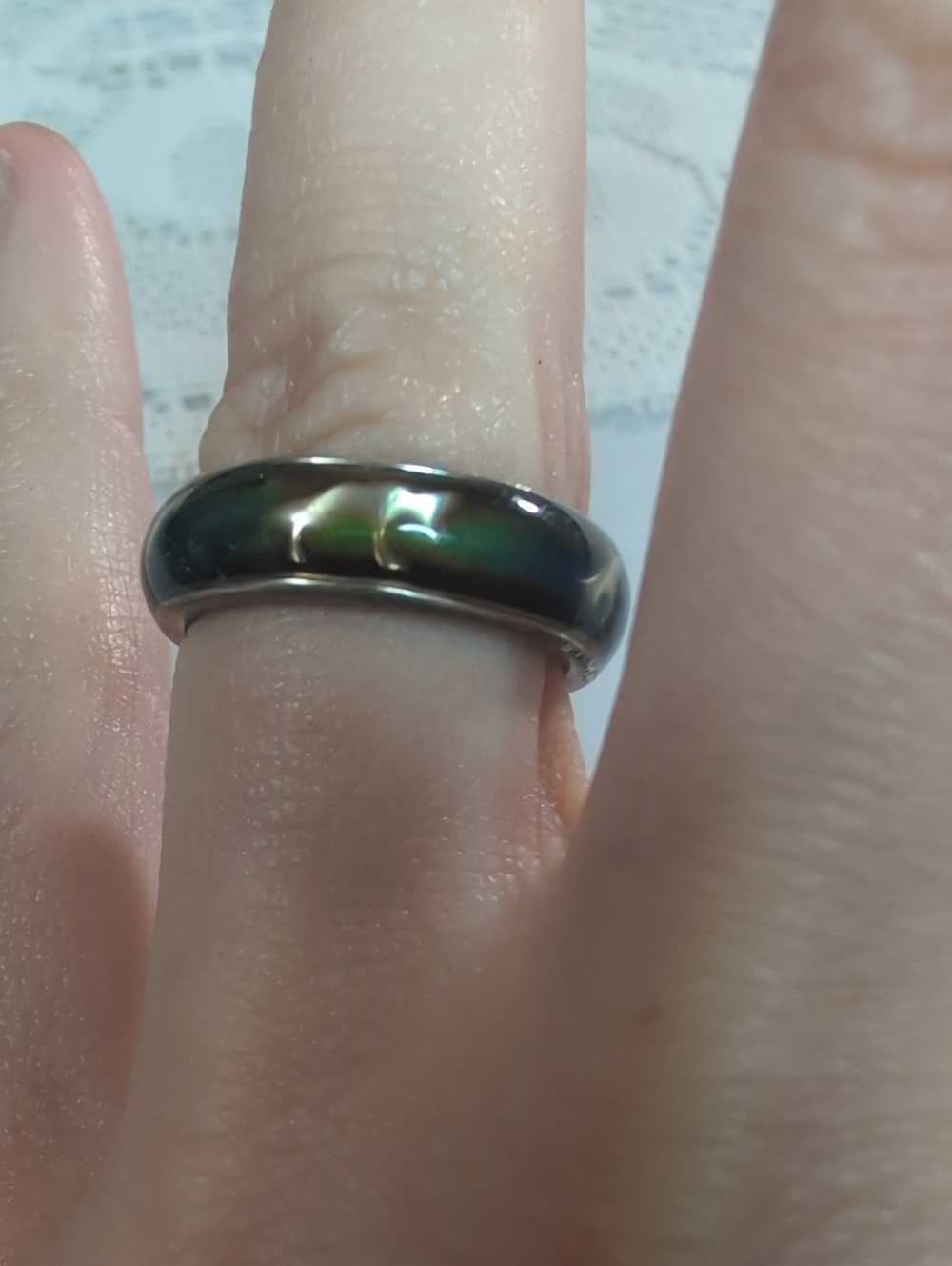 Dinosaur Mood Ring Size 7 - Picture 3 of 8